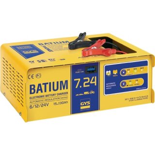 Batterieladegerät BATIUM 7-24 6/12/24 V effektiv:11/arithmetisch:3-7 A GYS