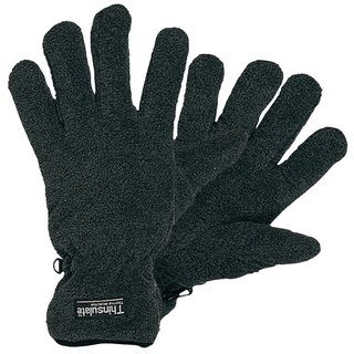 Handschuhe Fleece Gr.L schwarz/grau 100%PES wasserdicht mit Thinsulate