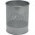 Papierkorb 15l H315xØ260mm Lochraster Metall epoxidharz.silber-metallic DURABLE