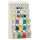 Klarsichtmagazin H960xB600xT185mm 18 x A,12 x B,10 x C,4 x D Ku.weiß LOCKWEILER