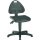 Arbeitsdrehstuhl ISITEC Bodengleiter Integralschaum schwarz 430-600mm BIMOS
