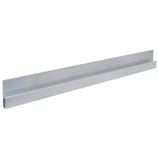Alu h-Kartätsche L.1200mm m.Verstärkungswulst Alu.1,6mm