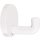 Einzelhaken 801.90.010 einfach A.30mm PA rubinrot 33 D.40mm HEWI
