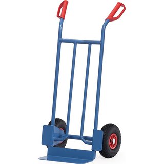 Sackkarre H.1150mm Schaufel-L150xB400mm Luft-Bereifung Trgf.250kg blau FETRA