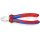 Seitenschneider L.180mm Kopf verchr.m.Mehrkomp.-Hüllen KNIPEX