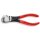 Kraftvornschneider Gesamt-L.160mm Kopf pol.Ku.-Überzug KNIPEX