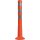 Sperrpfosten TPU orange/weiß D.80mm z.Schr.m.Befestigungsmaterial H.750mm