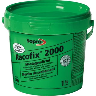 Montagemrtel Racofix 2000 1:3 Raumteile (Wasser/Mrtel) 1kg Eimer SOPRO