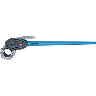 Kettenrohrzange 122006 Rohr-D.33-168mm 9/1kg bl. einbrennlackiert