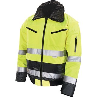 Warnschutz-Pilotenjacke Gr.XXL gelb/grau PREVENT