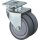 Doppel-Lenkrolle 50 60kg o.Festst.Gum.grau 60x60 BS ROLLEN