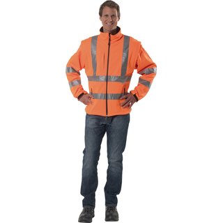 Warnschutz-Softshelljacke Gr.M orange PREVENT