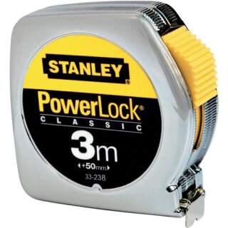 Taschenrollbandmaß L.3m B.12,7mm Powerlock STANLEY Genauigk.II
