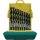 CV Holzspiralbohrersatz 10tlg.D.3,4,5,6,7,8,9,10,11,12mm Maxxbox CV-Stahl