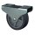 Kastenrolle D.25mm Trgf.30kg Material Gum.m.Platte BS ROLLEN