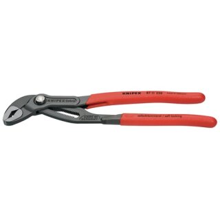 Wasserpumpenzange Cobra®…matic L.250mm Spann-W.46mm pol.Ku.-Überzug KNIPEX