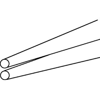 Elektronik-Greifzange Gesamt-L.115mm rundspitze Backen Form 3 Mehrkomp.-Hllen