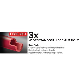 Holsteiner Schaufel POLET 3001 Gr.2 270x250mm Polyamidstiel POLET