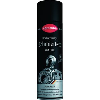 Hochl.Schmierfett m.PTFE hellbraun NSF H2 500 ml Spraydose CARAMBA