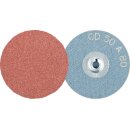 Schleifblatt CD 50 A 80 Außen-D.50mm Korn-Gr.80...