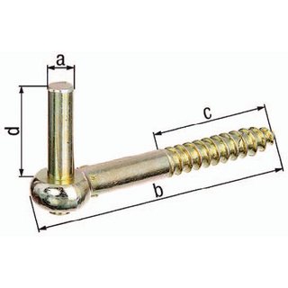 Kloben z.Einschr.13x155mm VA GAH