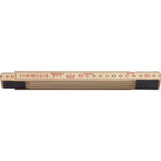 Holzgliedermaßstab Schwedenmeter L.2m Birkenholz Genauigk.III Hultafors