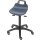 Drehhocker m.Rollen PU-Schaum blau Sitz-H.520-710mm