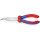 Flachrundzange L.200mm verchr.40Grad gew.Mehrkomp.-Hülle KNIPEX
