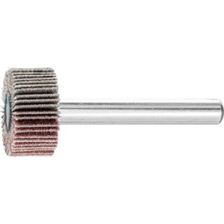 Fächerschleifer Ø20xH10mm K.120 Korund Schaft-D.6mm PFERD