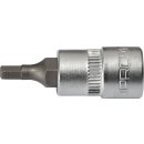 Steckschlüsseleinsatz 1/4 Zoll 6-kant SW 6mm L.32mm...