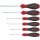 Schraubendrehersatz MagicSpring 362R K6 SO 6-tlg.TORX® Mehrkomponentengriffen