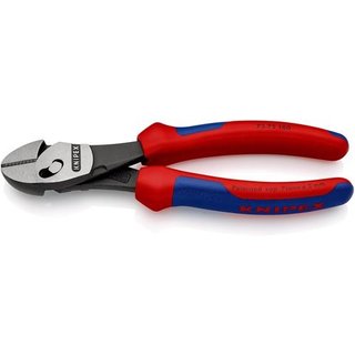 Hochleistungsseitenschneider TwinForce L.180mm pol.Mehrkomp.-Hlle KNIPEX