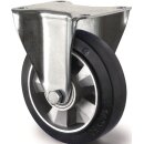 Schwerlastbockrolle D.160mm Trgf.400kg Elastikgummi...