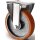 Schwerlastbockrolle D.160mm Trgf.800kg Bockrolle Guß-PU 135mm 110mm TECWERK