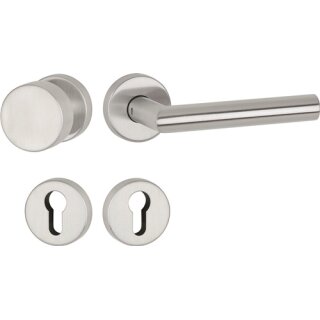 Drückergrt.Basic 02 VA 60 VA ma Gehrung PZ DIN L/R fl.D/K 30 TECWERK