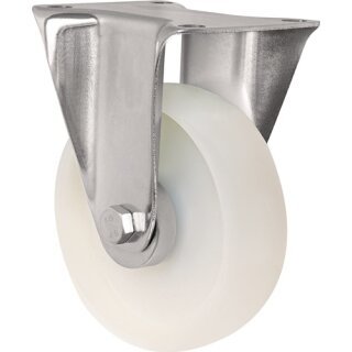 Bockrolle D.100mm Trgf.150kg PA Platte L105xB80mm TECWERK