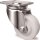 Schwerlast-Lenkrolle D.80mm Trgf.300kg Ku.Platte L100xB85mm Farbe Rl.weiß TW