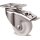 Schwerlast-Lenkrolle D.75mm Trgf.300kg m.Festst.PA 100x85mm weiß TECWERK