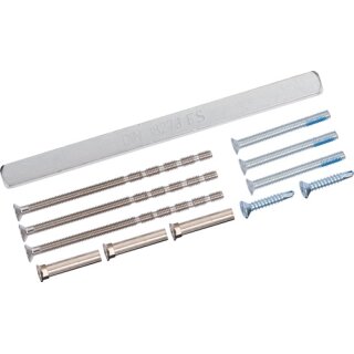Bef-set.NW-400-60 3xM4 inkl.Hülse,2x3,9x22 4-KT.9mm TECWERK