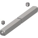 Panikstift NW-400-92 4-KT.9mm geteilter Vollstift TECWERK