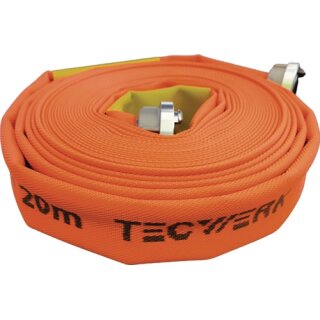 Bau-/Industrieschlauch ID 52mm L.20m leuchtorange Rl.TECWERK