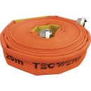 Bau-/Industrieschlauch ID 52mm L.20m leuchtorange Rl.TECWERK