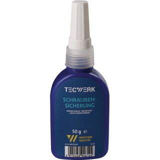 Schraubensicherung 50g nf.nv.purpur Flasche TECWERK