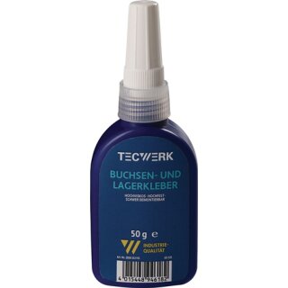 Buchsen-/Lagerkleber hf.hv.grün 50g Flasche TECWERK