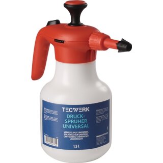 Universaldrucksprüher 1,5l FPM-Dichtung,Kunststoff-Düse TECWERK