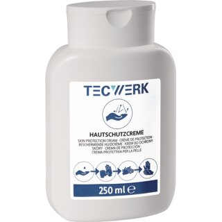 Hautschutzcreme 250ml silikonfrei,parfümiert 24 TECWERK