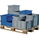 Transportbehälter L300xB200xH120mm grau PP...