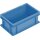 Transportbehälter L300xB200xH120mm blau PP Muschelgr.Seitenwände geschl.TECWERK