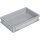 Transportbehälter L600xB400xH120mm grau PP Muschelgr.Seitenwände geschl.TECWERK
