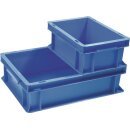 Transportbehälter L600xB400xH120mm blau PP...